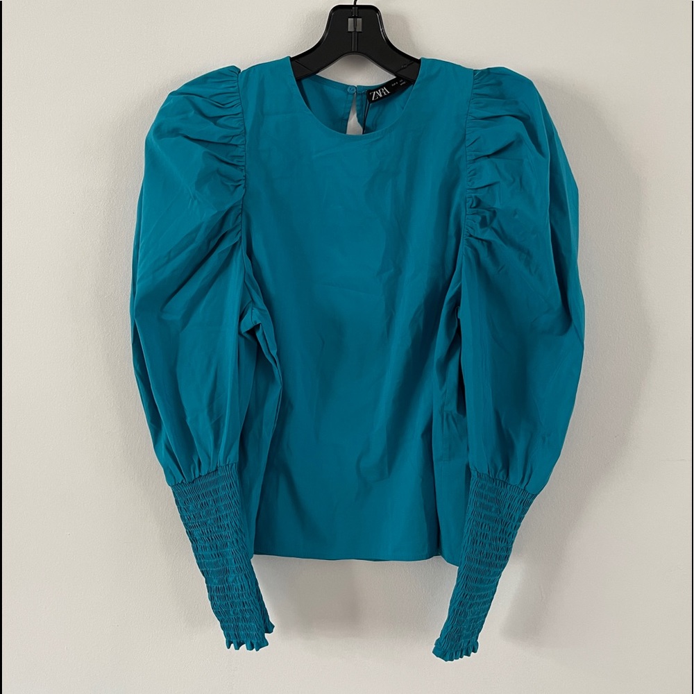 ZARA puffed sleeve blouse